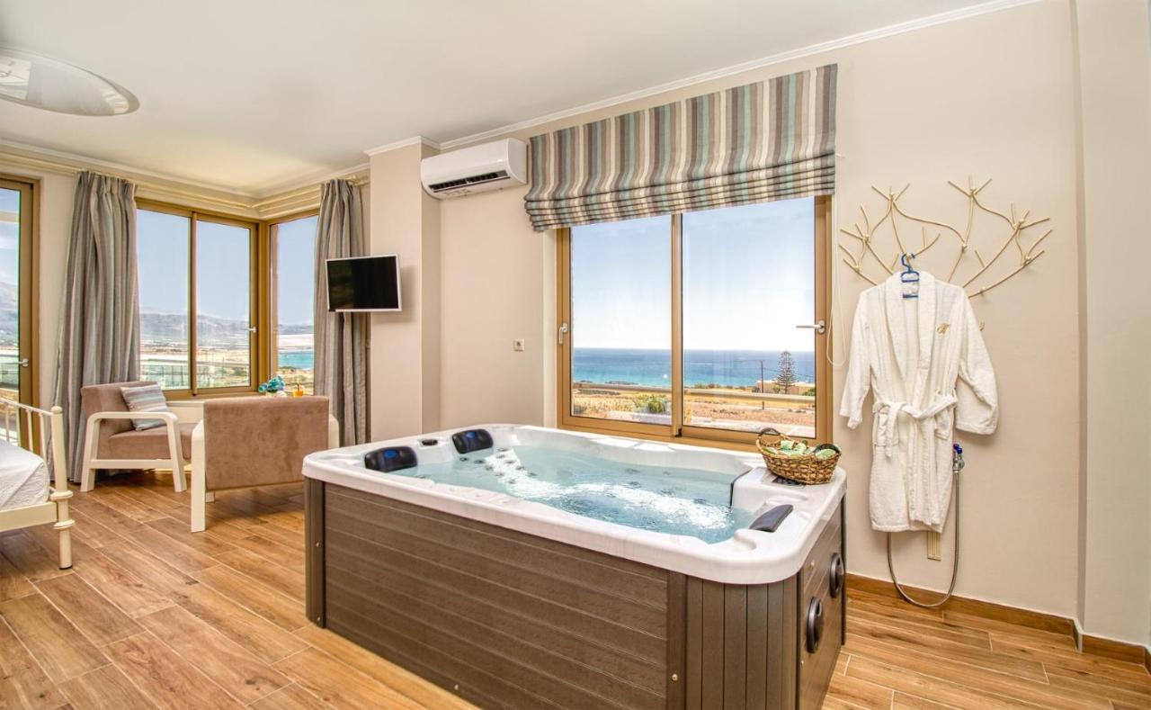 Luxuryvillaschania Kore-Falasarna Beach Bagian luar foto