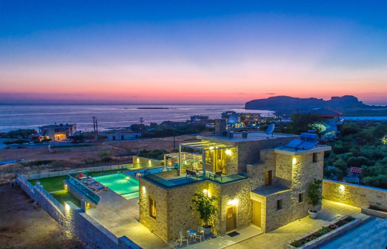 Luxuryvillaschania Kore-Falasarna Beach Bagian luar foto